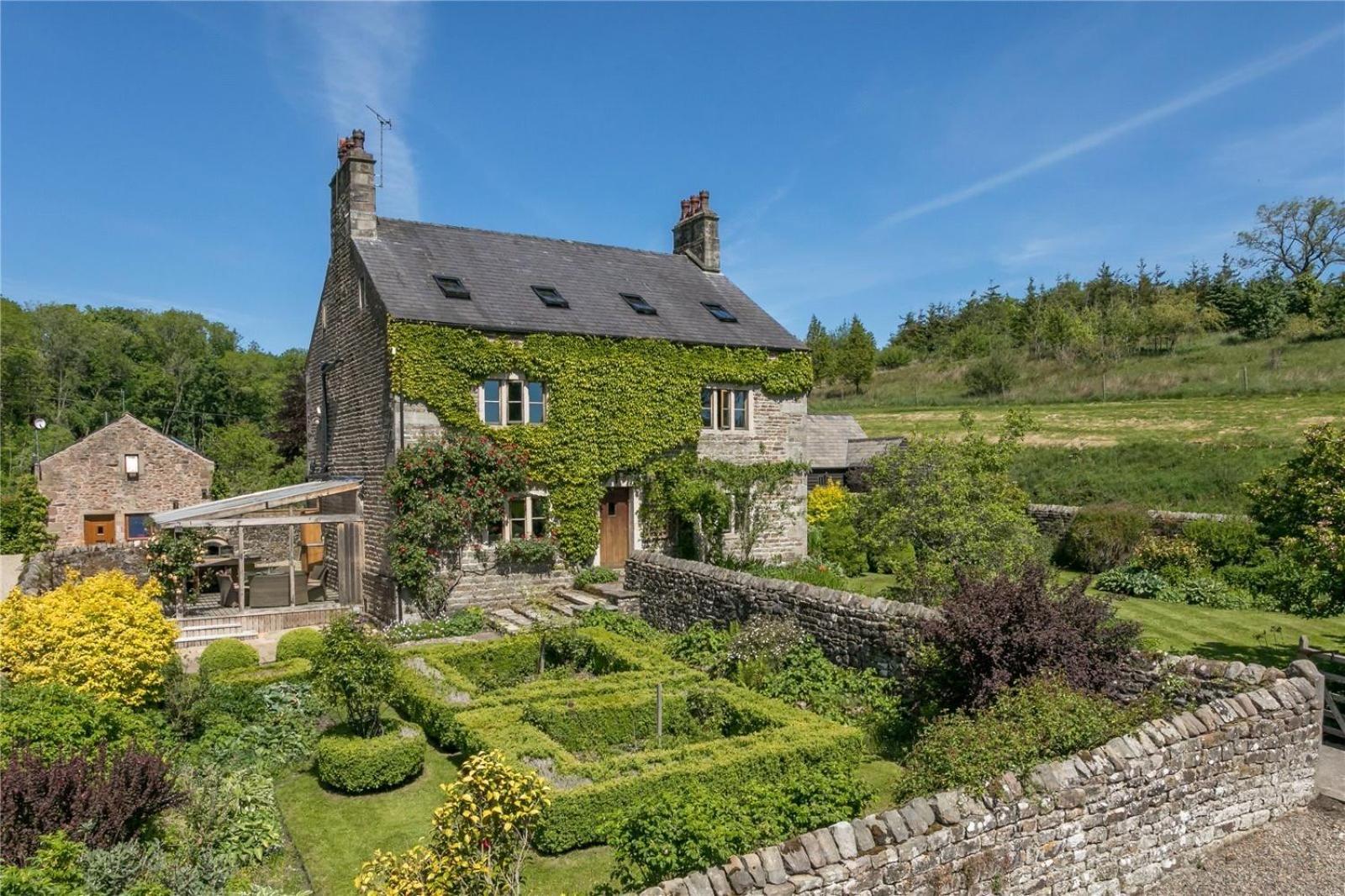 Large Country Farmhouse Waddington  Exterior foto